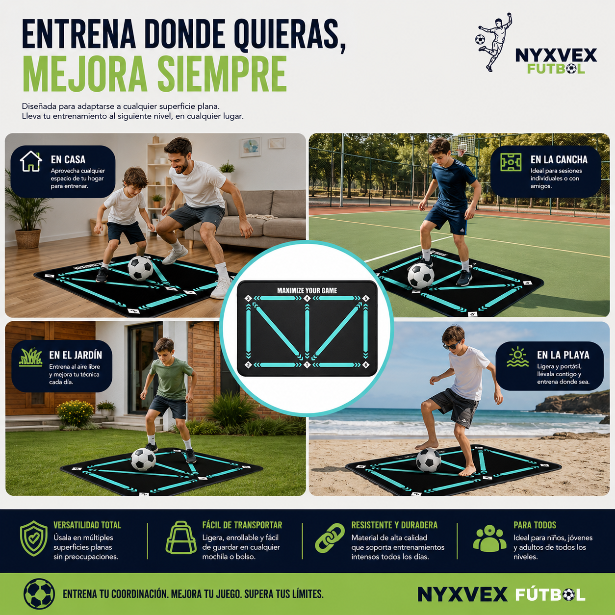Soccer Training Mat Pro